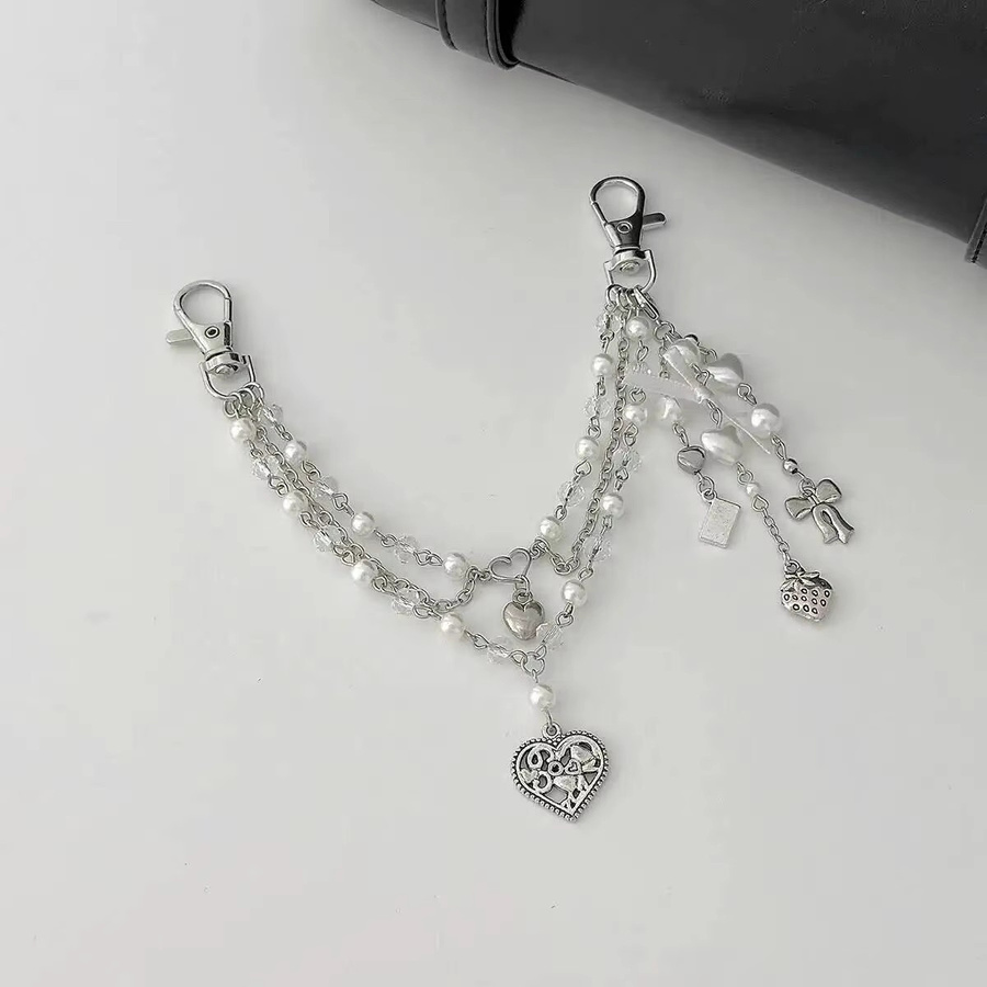 IngeSight.Z Kette, Perle, Herz Anhänger, Silber, Damen - Bild 2