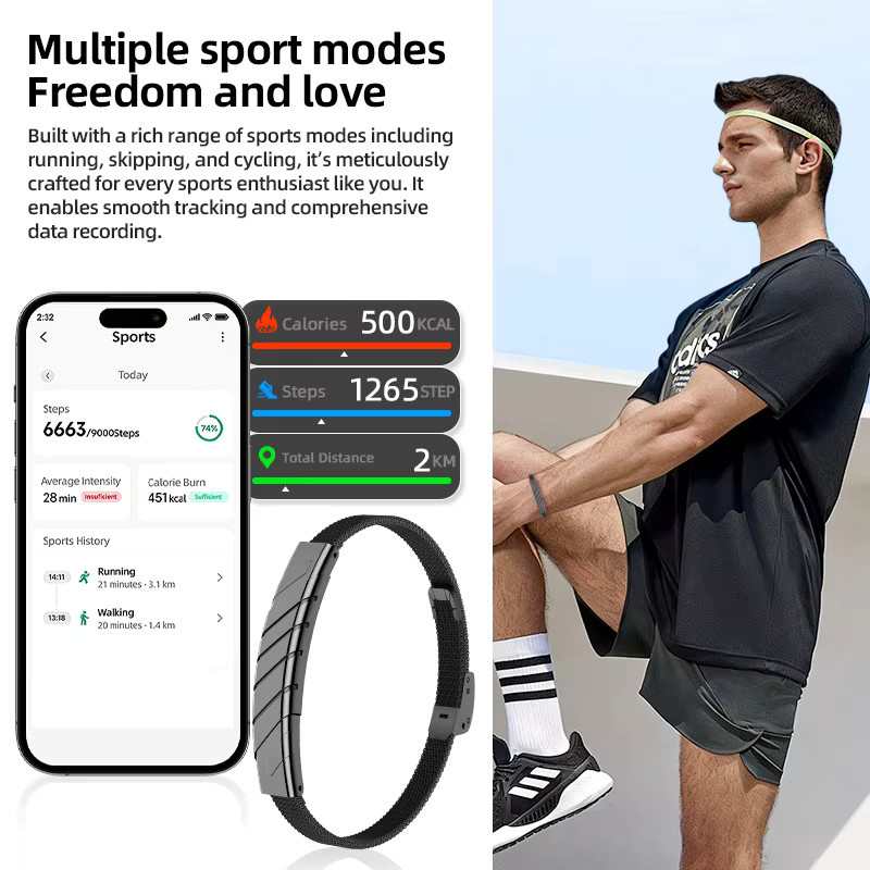 LIGE Smartwatch Fitness-Tracker für Damen und Herren mit Herzfrequenz- und Schlafmonitor, IPX8 wasserdicht, in Schwarz oder Pink - Bild 3