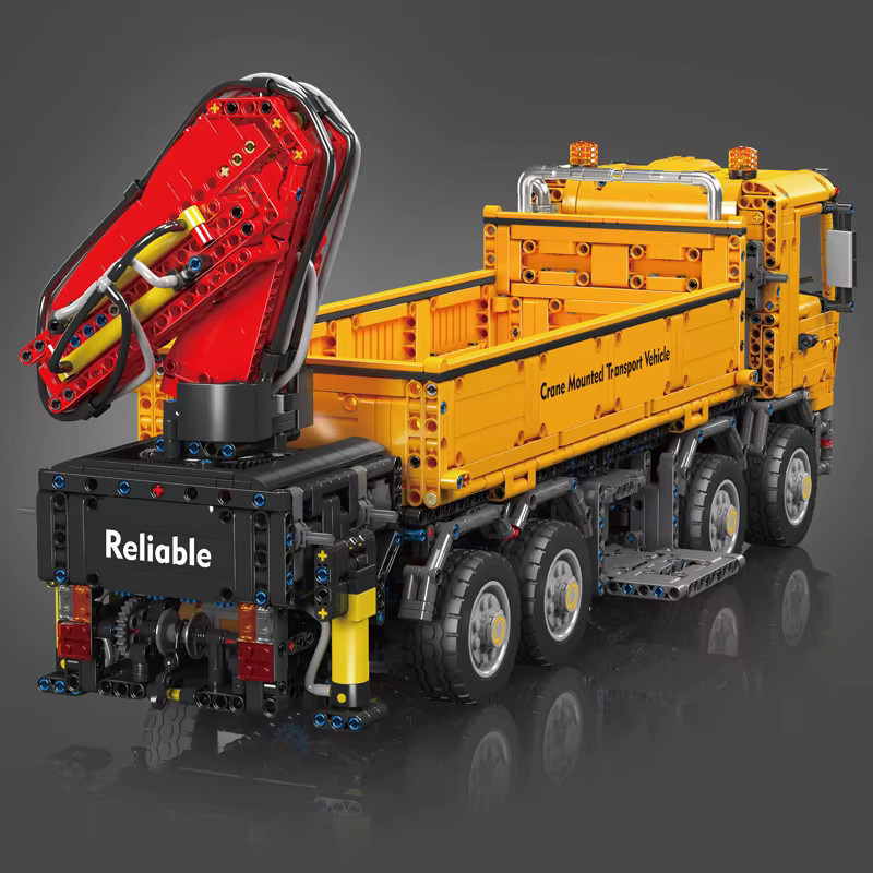 Mould King 17050 RC Actros Selbstladender Kran, Bausteine-Set, Technik-LKW - Bild 2