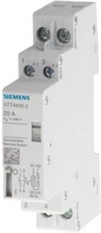 Siemens Fernschalter Hutschiene 5TT4407-0, 1 Wechsler, 400V, 20A, Weiß - Bild 1