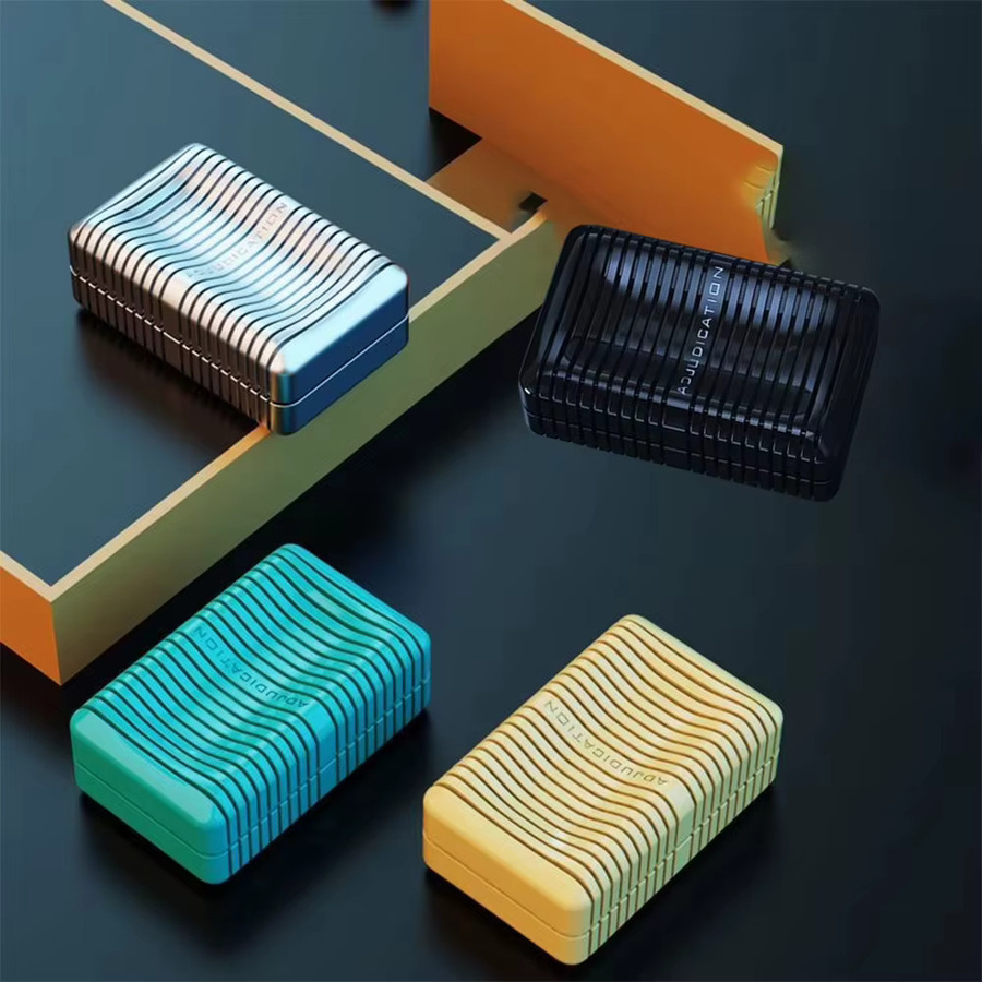 YuHaoHui Edc Fidget Slider, Rotierende Metallseife, mit weichem magnetischem Slider - Bild 1