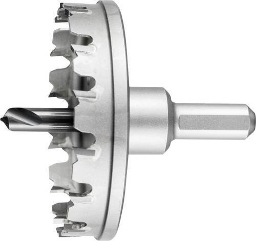 PFERD Hartmetall Lochschneider mit 75 mm Durchmesser und 12 mm Schaft-Durchmesser in Silber - Bild 1