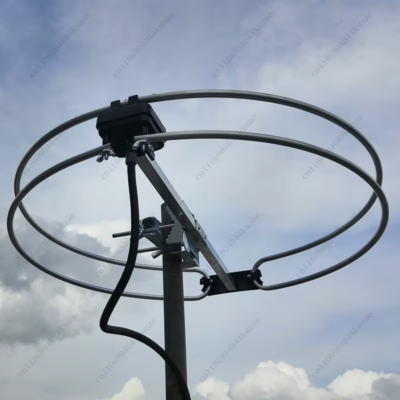 Hochverstärkende omnidirektionale FM-Rundfunkantenne in Silber für Innen- und Außenbereich, geeignet für Stereo-Radio und Leistungsverstärker - Bild 3