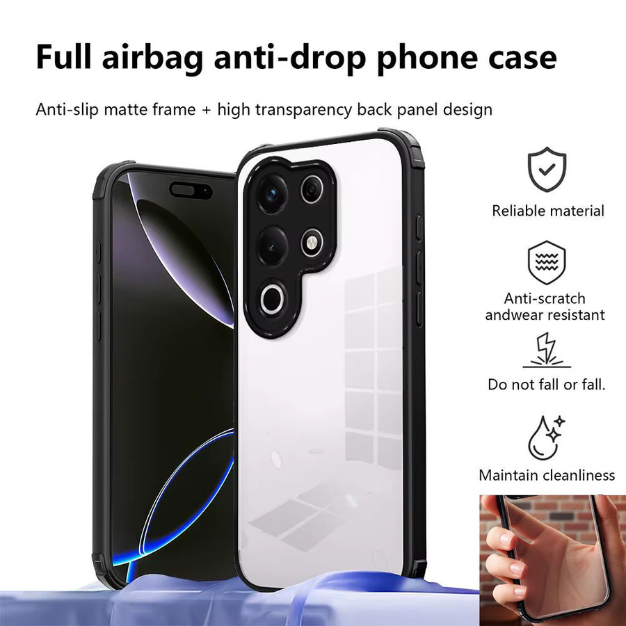 Stoßfeste Handyhülle für itel Super 26 Ultra, S25 Ultra und S26 Ultra mit harter Acryl-Rückseite und Anti-Drop-Schutz in Grau - Bild 2
