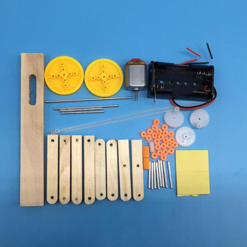 Fashnics DIY Mechanischer Insektenkrabbler Physik Lernspielzeug aus Holz - Bild 2