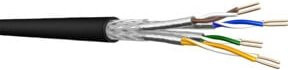 Draka Installationskabel UC900 SS23 PE Cat.7 S/FTP Ethernet LAN Schwarz - Bild 1