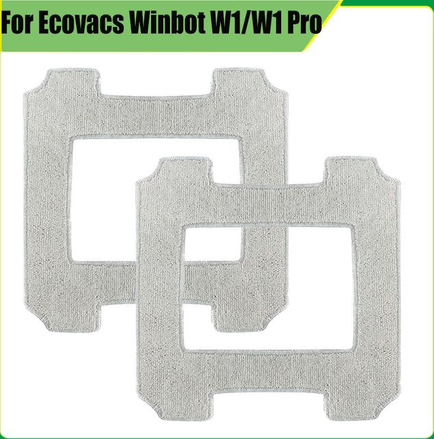 Ecovacs Waschbare Mikrofaser-Dampfmopp-Pads als Ersatzzubehör für Winbot W1, W1 Pro, W2 und W2 Omni Fensterputzroboter - Bild 1