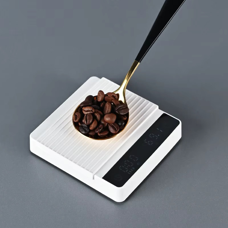 Havmore Elektronische Kaffeewaage mit Timer in Weiß - Bild 3