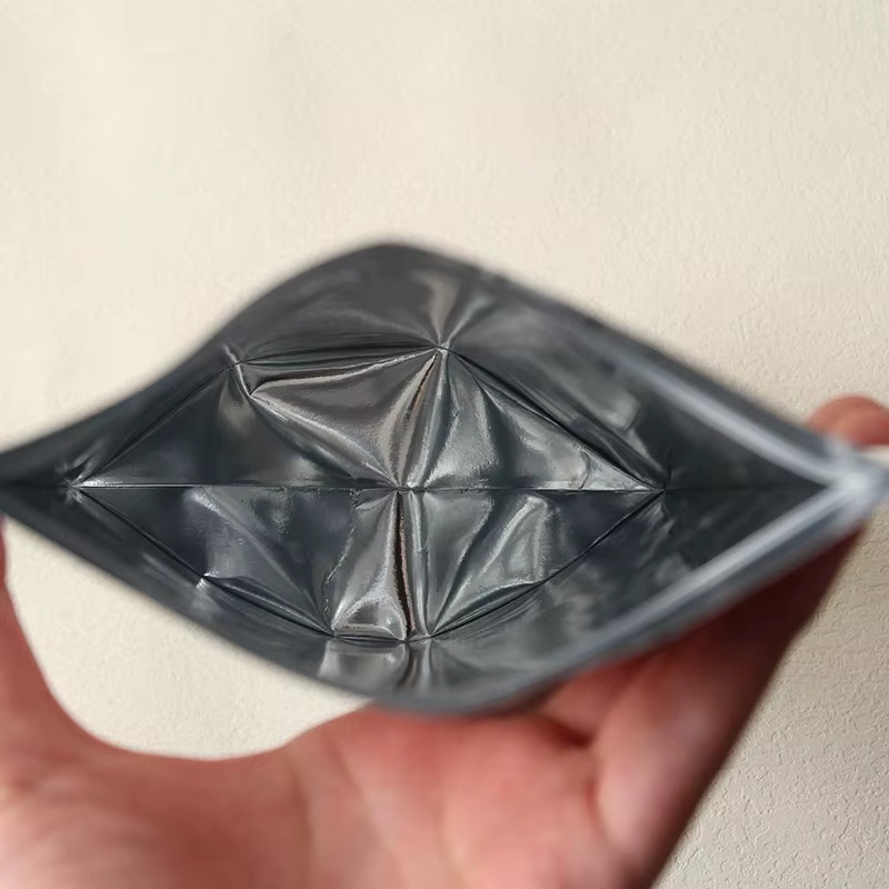 YUKXIANG Kraftpapier Standbeutel mit Druckverschluss für Gummies, Candy oder Tee, 50 Stück, Braun - Bild 2