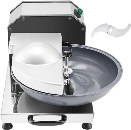 VEVOR Food Processor und Gemüsehacker aus Edelstahl in Silber mit S-Kurven-Klinge, multifunktional für Gemüse, Obst, Getreide und Nüsse - Bild 1