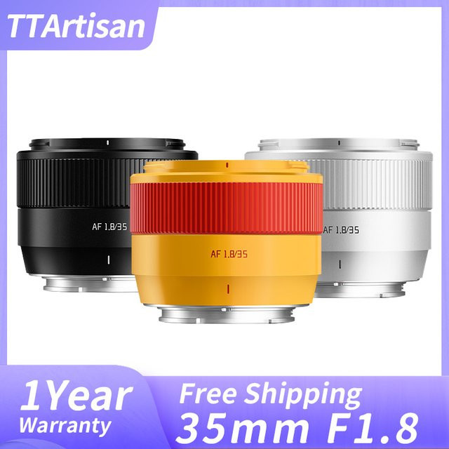 TTArtisan AF 35mm F1.8 II APS-C Objektiv in Schwarz für Sony und Fuji Kameras - Bild 1