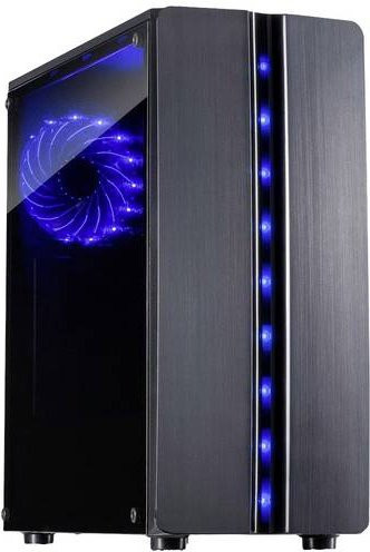 Inter-Tech Mini-Tower PC-Gehäuse Schwarz - Bild 1