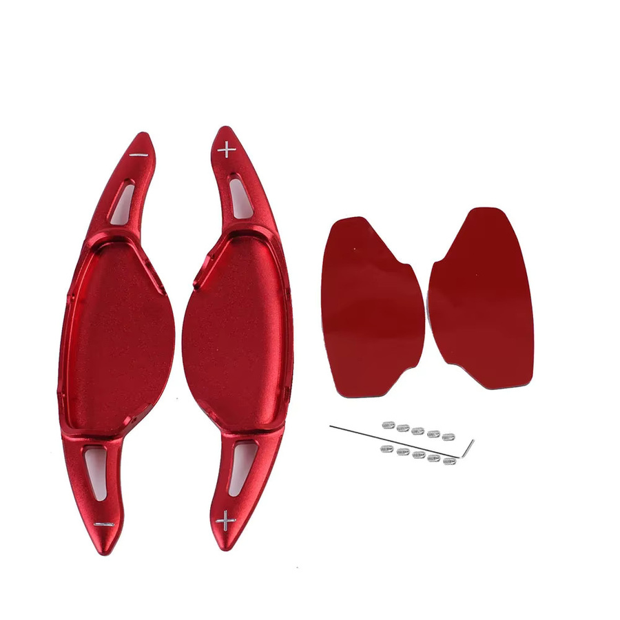 Cherk Shifter Paddle Verlängerung aus Aluminium für Mitsubishi Outlander 2022-24 PHEV in Silber oder Rot - Bild 2