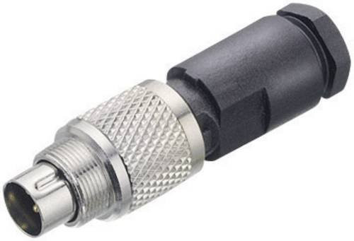 Binder 99-0405-00-03 Rundstecker Stecker gerade, 3 Polzahl, Serie 712, Farbe: Silber - Bild 1