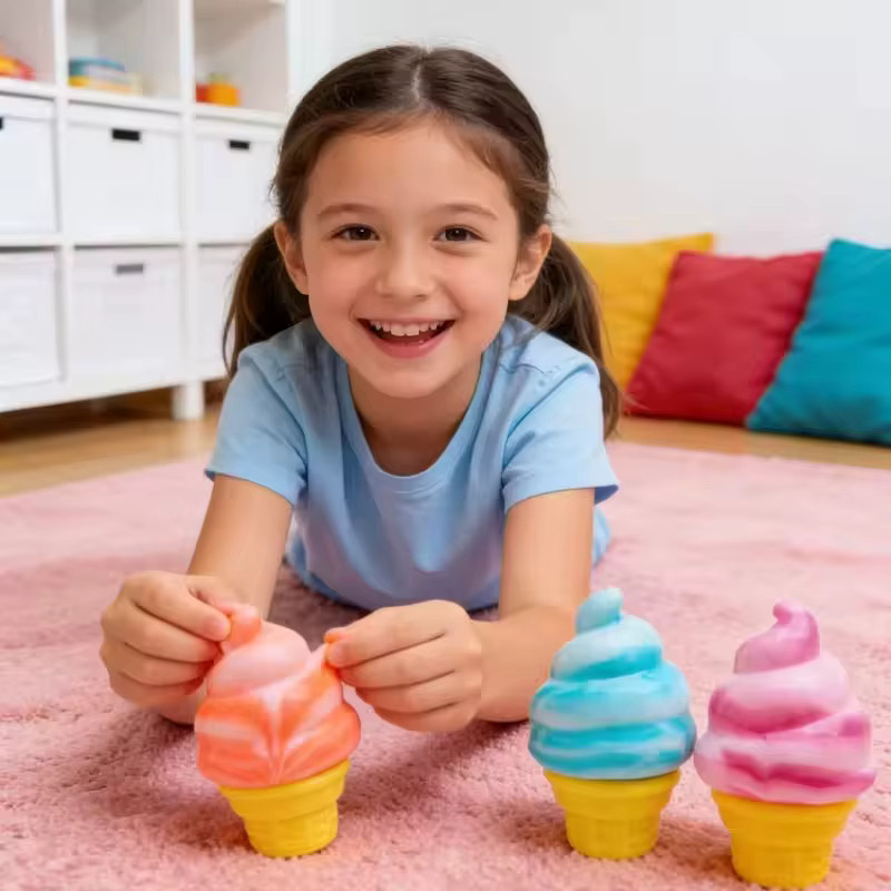 Schylling Nee Doh Eiscreme, Sensorisches Spielzeug, multicolour - Bild 4