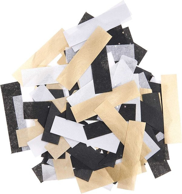 Rico Design Konfetti Glitzer Mix classic aus Papier für deine Silvesterparty, 20g - Bild 1