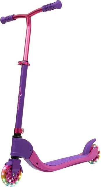 Kinder-Scooter Flip LED, lila - Bild 1