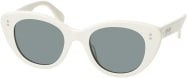 Kenzo KZ 40172 I Sonnenbrille Cat Eye, Kunststoff, Damen, weiß, grau - Bild 1