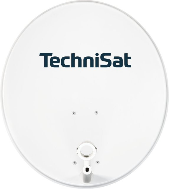 TechniSat TECHNITENNE 70 Satellitenschüssel in Lichtgrau mit 70 cm Durchmesser und 40 mm LNB-Aufnahme - Bild 1