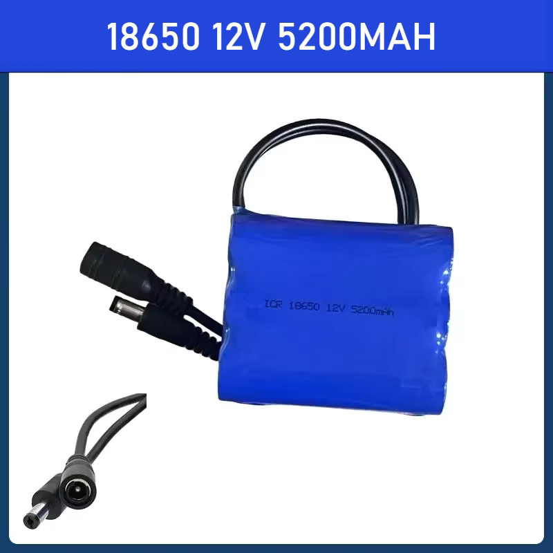 YTBNA 12 V Li-Ionen-Akkupack mit BMS und Ladegerät, 18650 Zellen, 4000 mAh, Blau - Bild 2