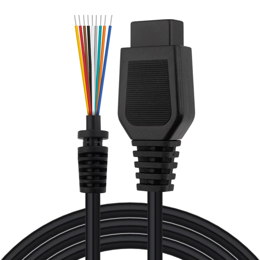 Sega Mega Drive 2 Controller Verlängerungskabel mit 9-Pin Anschluss in Schwarz - Bild 6