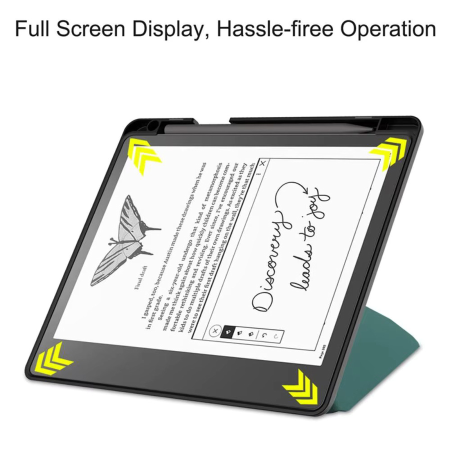 Smart Case für Kindle Scribe 2022, 10,2 Zoll, Magnetische Multi-Folding Stand Schutzhülle mit Auto Wake/Sleep Funktion, stoßfest, in Schwarz oder Gold - Bild 6