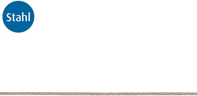 Conacord Bilderseil aus Eisen in Silber, Durchmesser: 1,5 mm, Meterware - Bild 1