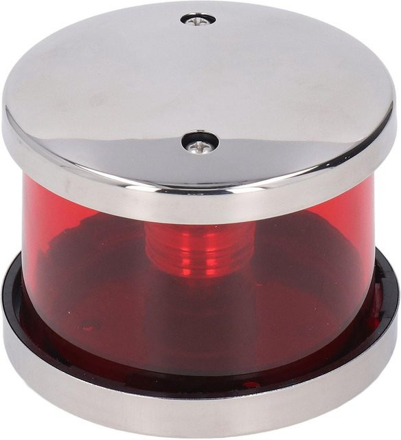 Igeteck LED Bootsnavigationslicht aus Edelstahl in Rot für 12 bis 24V - Bild 1