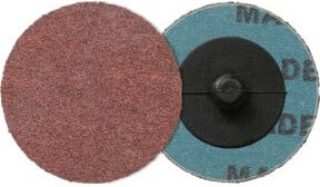 Klingspor Quickchange Disc QRC 412 Schleifscheibe Universal, Korn 120, Braun - Bild 1