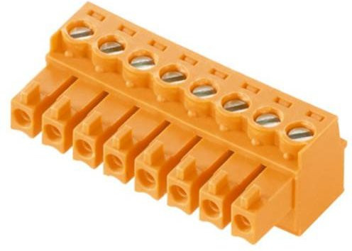 Weidmüller Buchsengehäuse-Kabel BC/SC in Orange, 50 Stück, Rastermaß: 3.81 mm - Bild 1