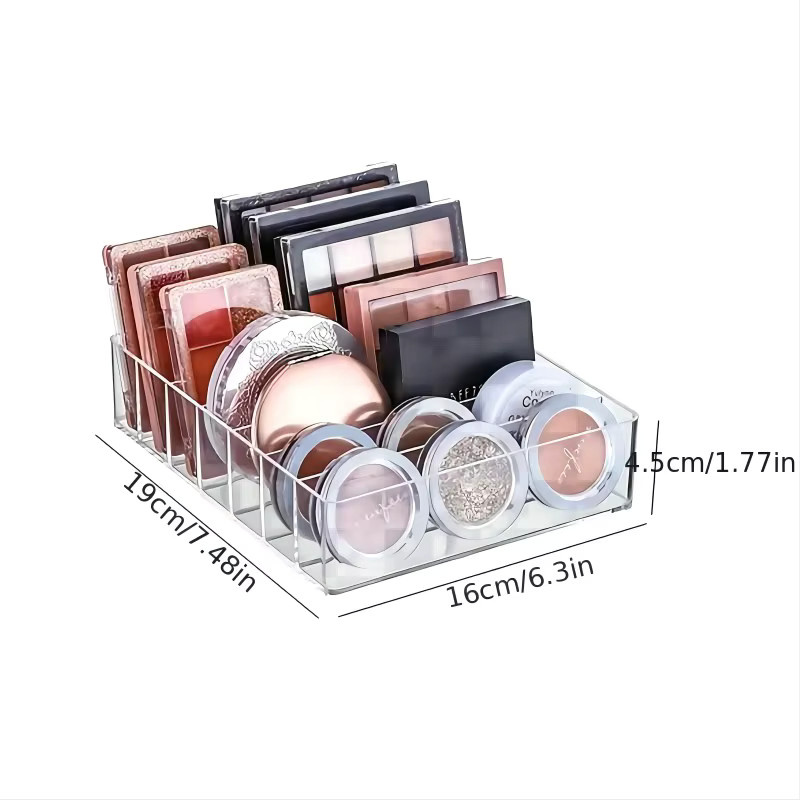 Transparenter Acryl Make-up Organizer für Kosmetik und Schmuck als Desktop-Lagerbox für Lippenstifte - Bild 4