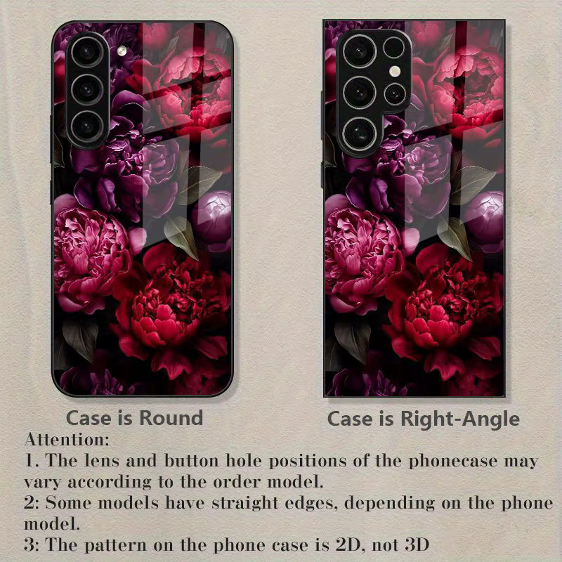 Transparentes Glas-Case für Samsung Galaxy S25 S24 S23 S22 A56 A36 A25 A24 A23 A16 A15 A14 A05s Note 20 10 Rückabdeckung - Bild 2