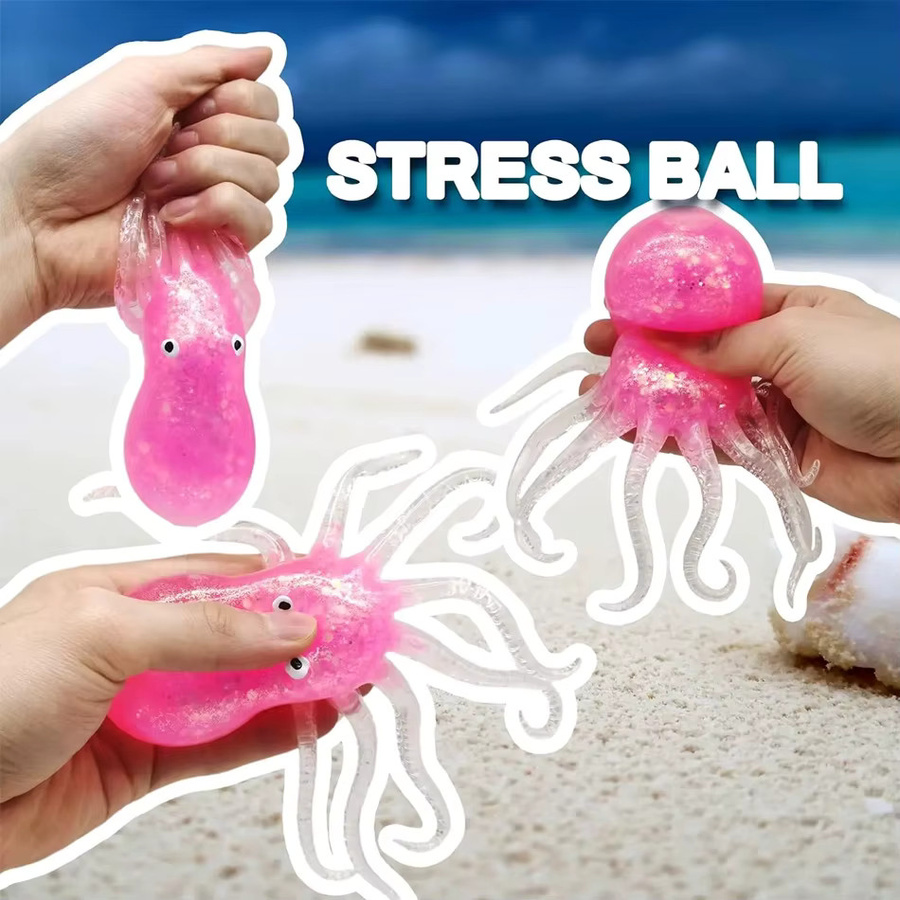 Nee Doh Quallen- und Würfel-Quetschspielzeuge, Weiche Gelee-Sensorik-Stressabbau-Spielzeuge - Bild 3