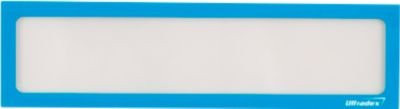 Ultradex Infotasche magnetisch für Überschriften in Blau, B: 312 mm x H: 60 mm, A3 - Bild 1