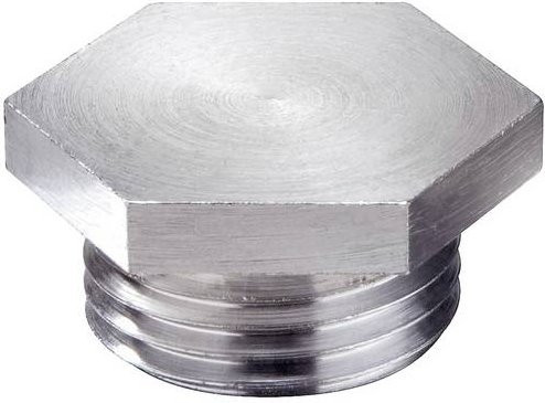 Wiska VSM 16 Cr Verschlussschraube schlagfest M16 aus Metall in Silber - Bild 1
