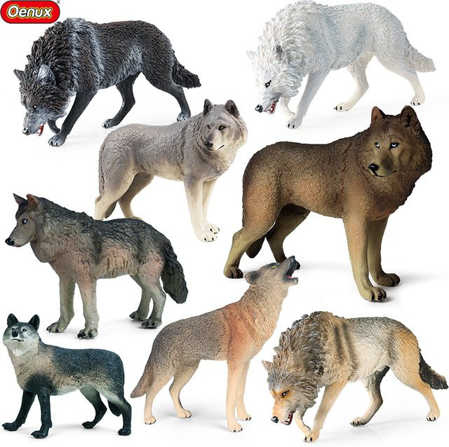 Oenux Wilde Tierfiguren Wolf Modelle, Actionfiguren, großformatig - Bild 1