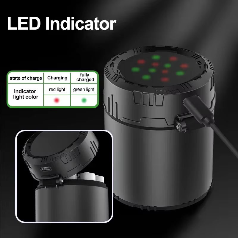Robinella Intelligentes 1,5 V AA AAA Batterieladegerät mit LED-Anzeige in Schwarz für Lithium-Ionen-Batterien - Bild 2