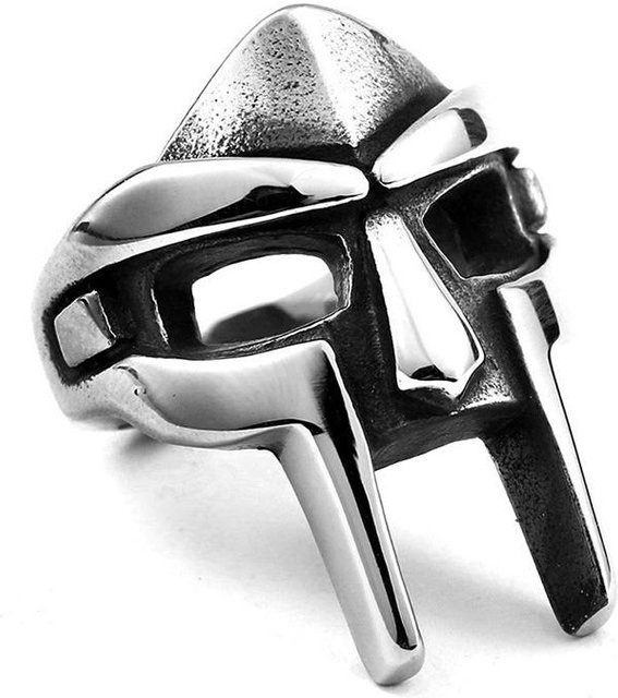 YIRAN Ring, Ägyptische Pharaonenmaske, Kupfer, Schwarz, Herren - Bild 1