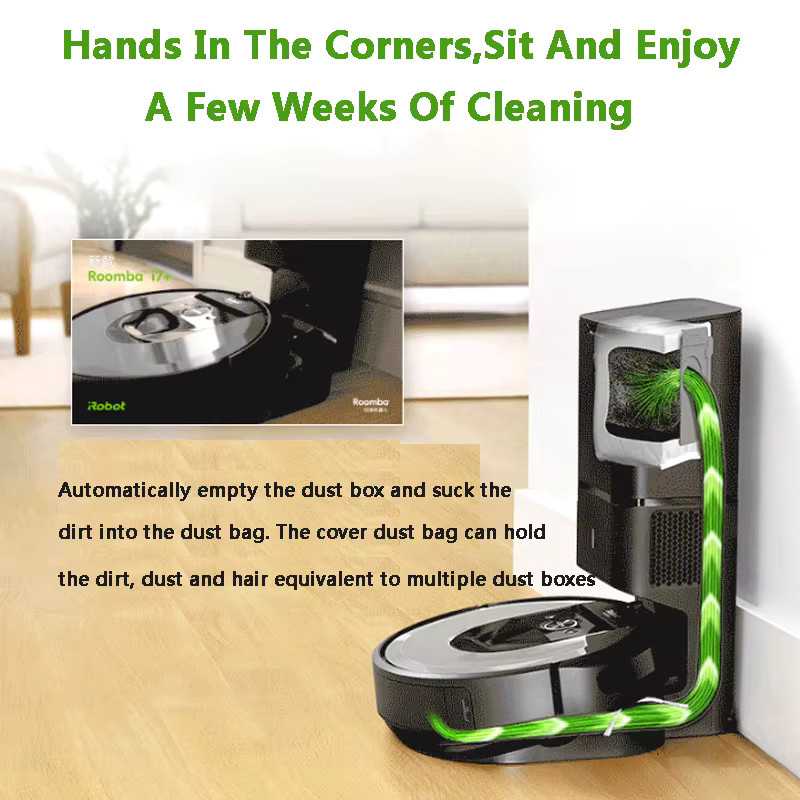 Staubbeutel-Ersatzteile für iRobot Roomba S9, S9+, 10 Max, J7, J7+, J9, J9+, I2, I3, I3+, I4, I4+, I6, I6+, I7 Plus, I8+, E5, E6, E7 in Weiß - Bild 3