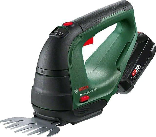Bosch AdvancedShear 18V-10 Akku-Strauch- und Grasscheren-Set in Grün/Schwarz inklusive Akku und Ladegerät - Bild 1
