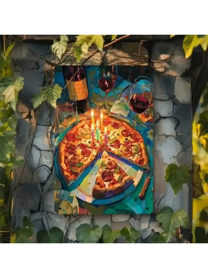 Retro Metallschild CIFBUY Blechposter zur Dekoration für Zuhause, Bar und Café, Breite: 30,0 cm, Höhe: 20,0 cm - Bild 3