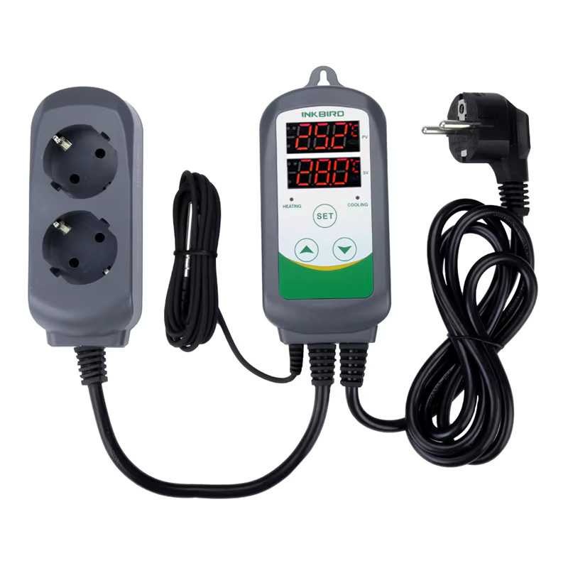Inkbird Digitaler Temperaturregler ITC-308 & 308WIFI mit Doppelrelais für Heizung und Kühlung, EU-Stecker - Bild 3