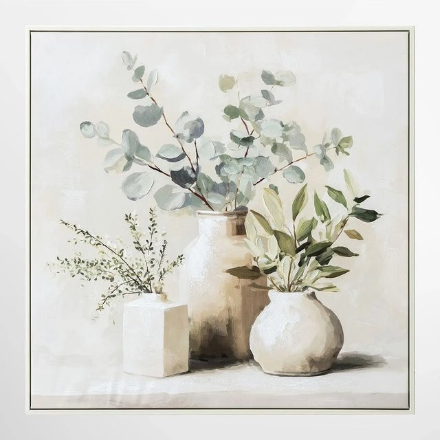 ArtUniverse Leinwandbild A Touch Of Nature Modern Floral B/B: 80 x 80 cm - Bild 1