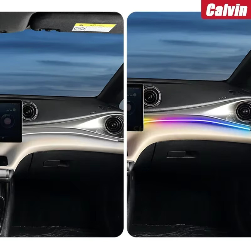 LED Ambiente-Lichtstreifen für BYD Dolphin mit RGB-Farbeffekt, USB-Anschluss und selbstklebender Neon-Flex-Installation - Bild 6