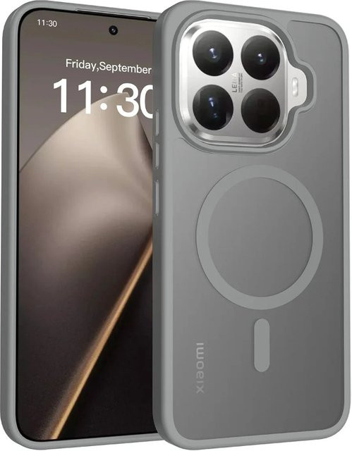 Skin Feel Shield Magnetische Hülle für Xiaomi 17T 15T Pro 17 Pro Max in Purple mit Magsafe für kabelloses Laden, weicher TPU-Rahmen und harte Kunststoffabdeckung - Bild 1