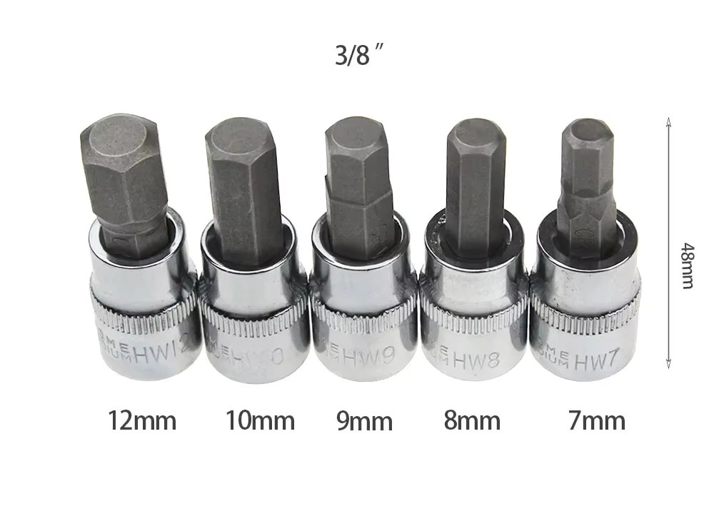 Neunte Welt 13-teiliges Ratschenschlüssel-Set aus Chrom-Vanadium-Stahl mit 1/4, 3/8 und 1/2 Zoll Antrieb in Blau - Bild 2