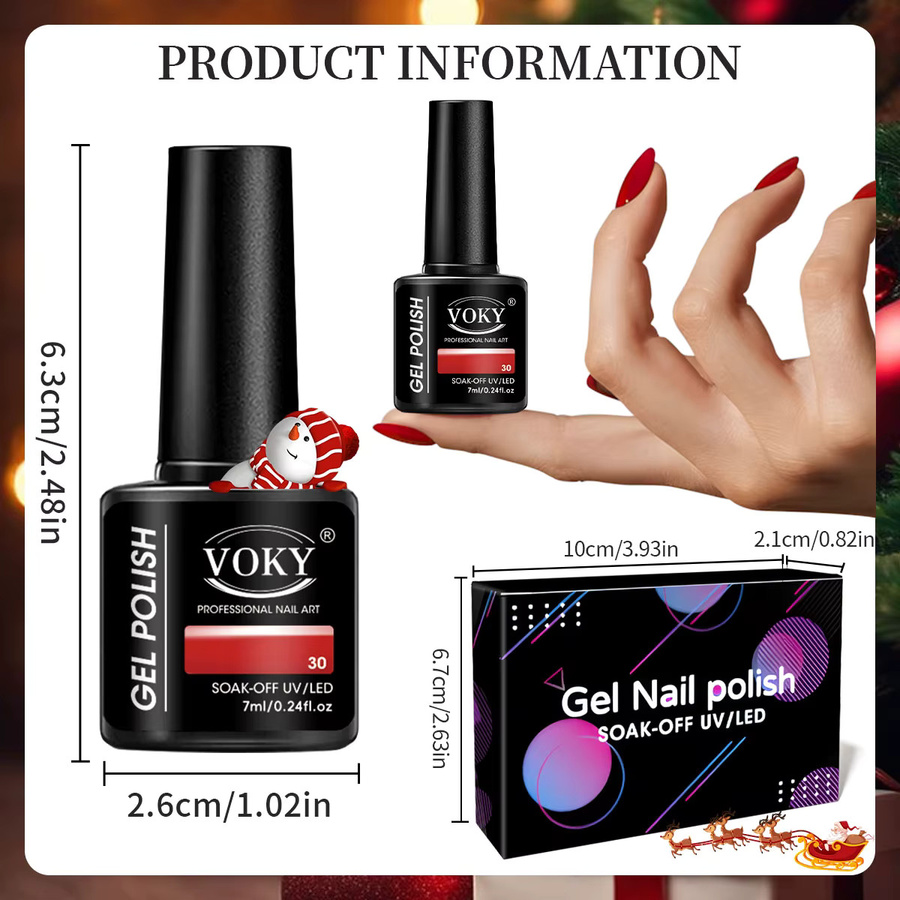 VOKY Nagellackset, 6 Farben, glänzend, Unisex - Bild 2