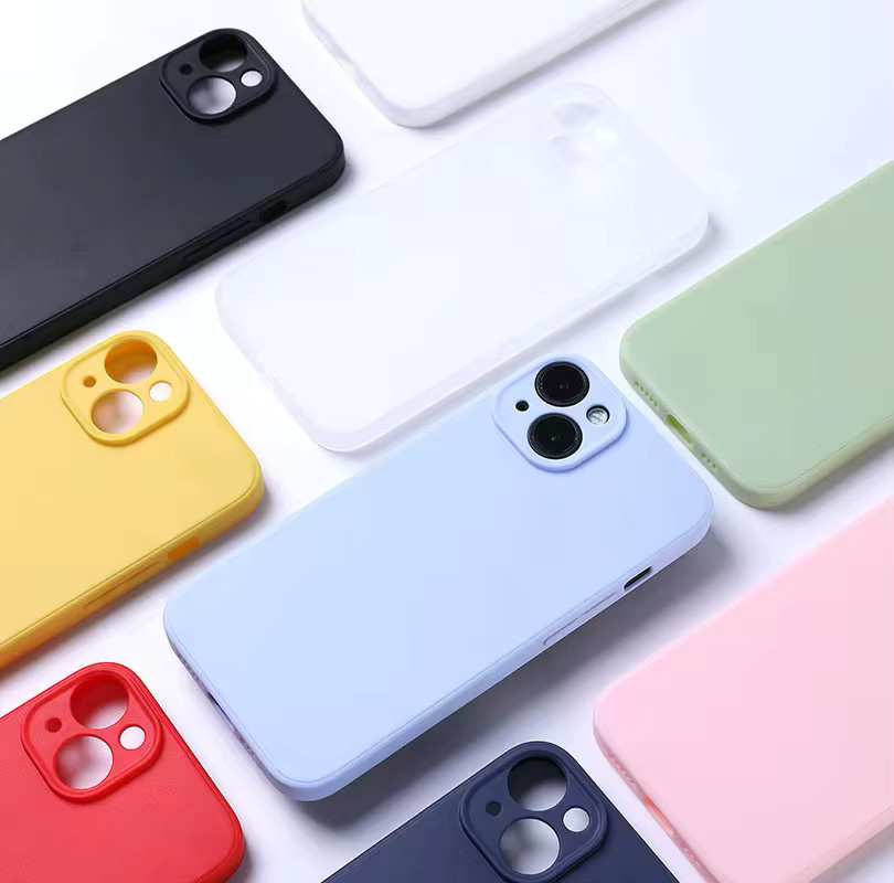 Stoßfeste Flüssigsilikon-Schutzhülle für Apple iPhone 14 in Pink - Bild 4