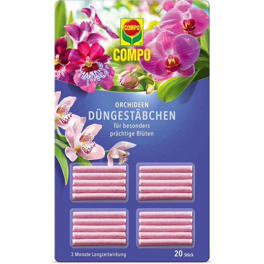 Compo Düngestäbchen für Orchideen mit Slow-Release-Effekt, 20 Stück - Bild 2