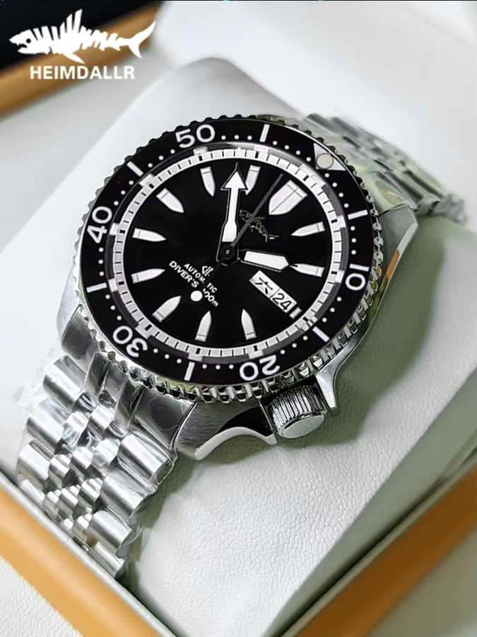 HEIMDALLR Armbanduhr, Automatik, Edelstahl, Keramiklünette, Weiß, Herren - Bild 4